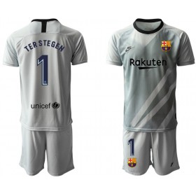 Koszulka FC Barcelona Bramkarska TER STEGEN 1 Dziecięcy I 2019-2020 Krótki Rękaw